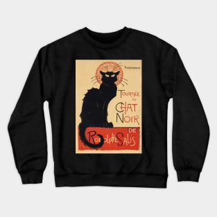 Tournee du Chat Noir by Theophile Alexandre Steinlen Crewneck Sweatshirt